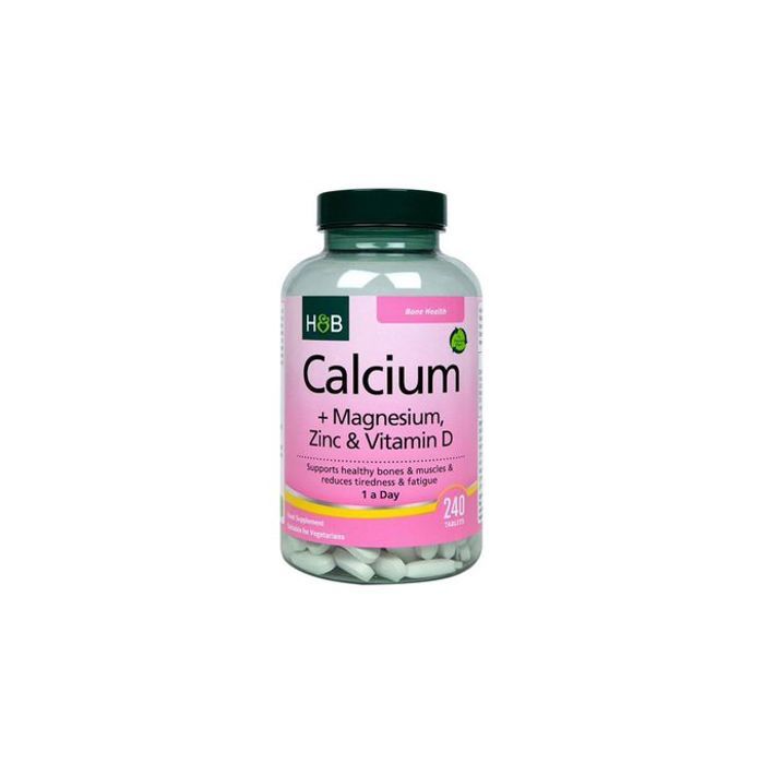 H&B Calcium Magnesium Vitamin D & Zinc 240 Tablets