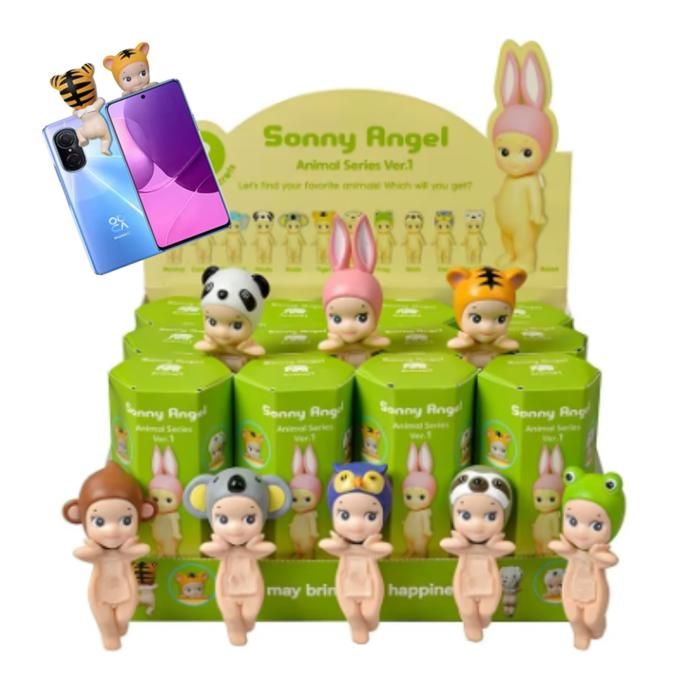 Sonny Angel Hippers Animaux - Figurine de collection - Modèle aléatoire - Stickers offerts par Wandabox