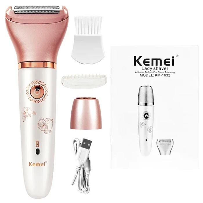 Rasoir électrique pour femme - Inoxydable 2 -en 1 Détournement de cheveux pour femme pour visage