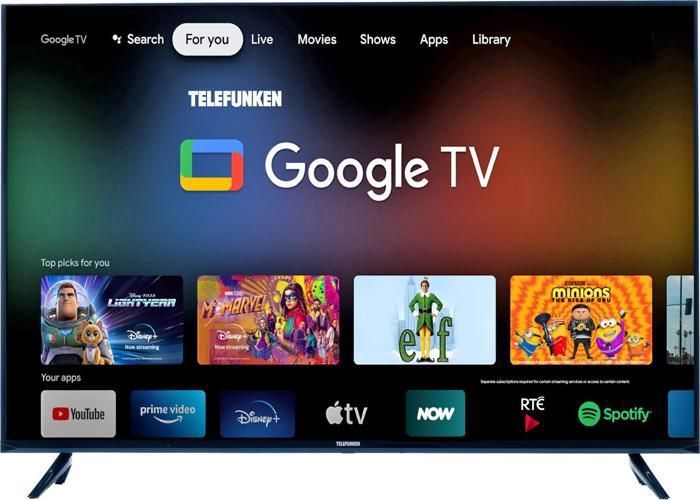 TELEFUNKEN SMART TV 4K (Google Tv) 43" New Model