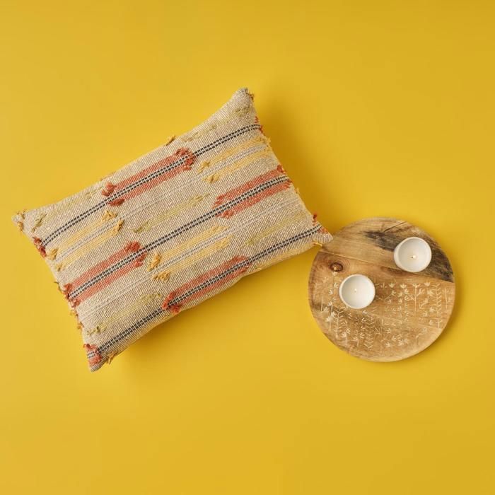Coussin décoratif - BELLA MAISON - Daisy - 35x50 cm - Multicolore - Déhoussable