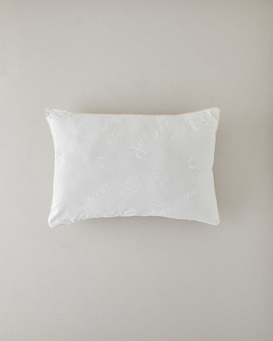 Coussin - Comfy - Blanc - 50 x 70 cm - Coton Naturel - Oreiller Moelleux