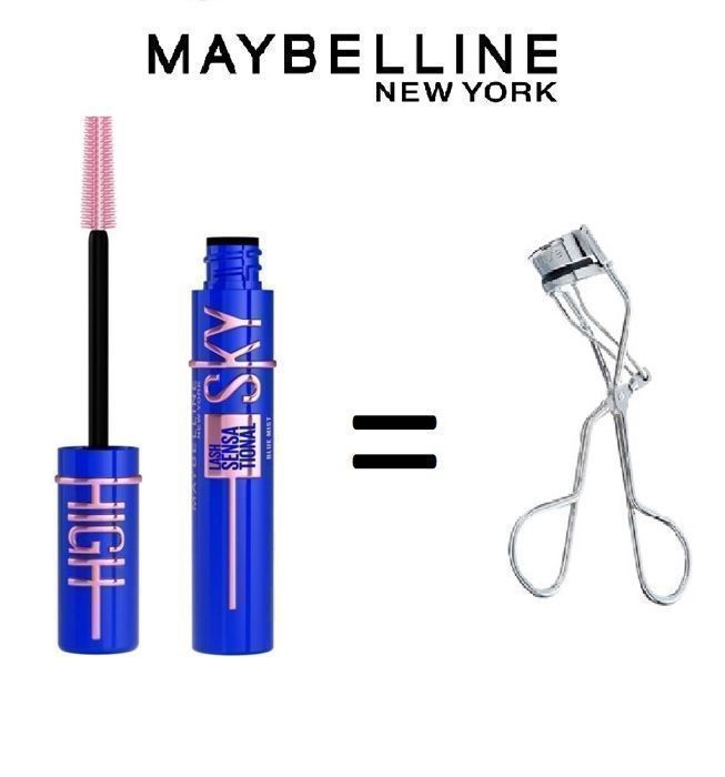 Mascara - MAYBELLINE NEW YORK - Sky High Blue Mist - Volume et Longueur Illimitée - Couleur Bleu = Recource Cils