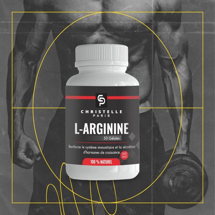 L-Arginine 300 mg  développe la créatine et dilate les vaisseau