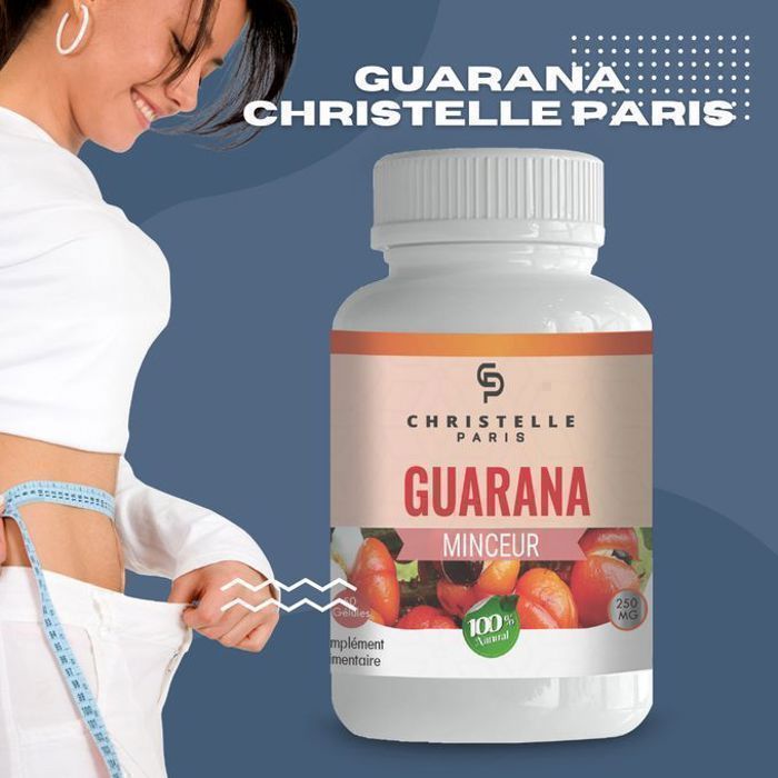 CHRISTELLE PARIS - Detoxifiant Minceur Brûle Graisse - GUARANA -gélules- halal certifié ONSSA