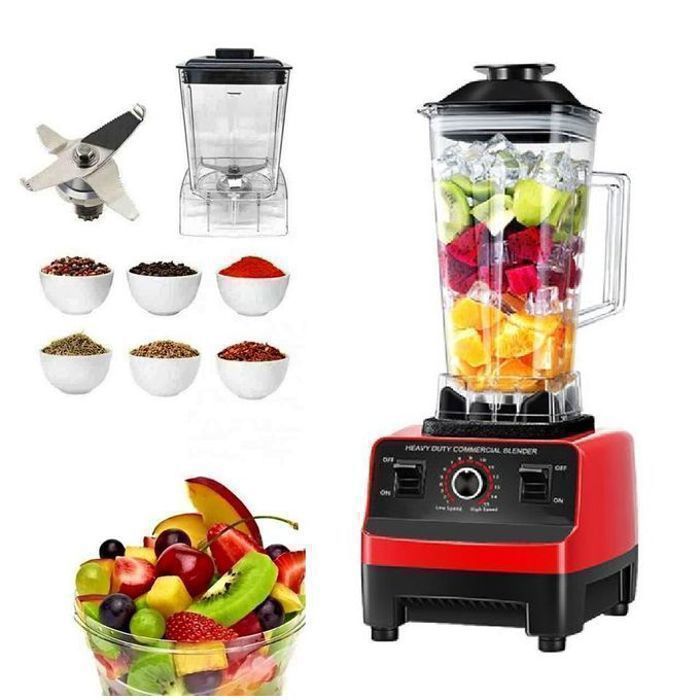 BONSAL Mélangeur Blender avec 2 Bols incassable, Presse-agrumes & céréales Robot