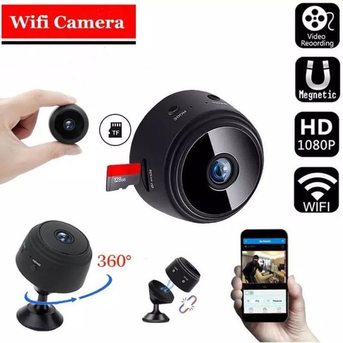 Mini caméras IP P2P micro caméscope téléphone camera WiFi 1080P A9
