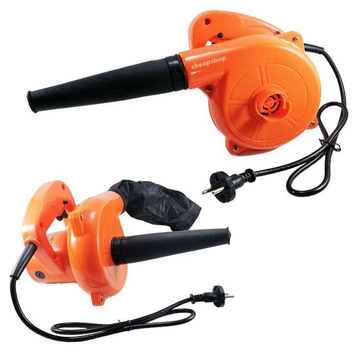 Souffleur et aspirateur électrique, pour nettoyer efficacement vos espaces extérieurs.