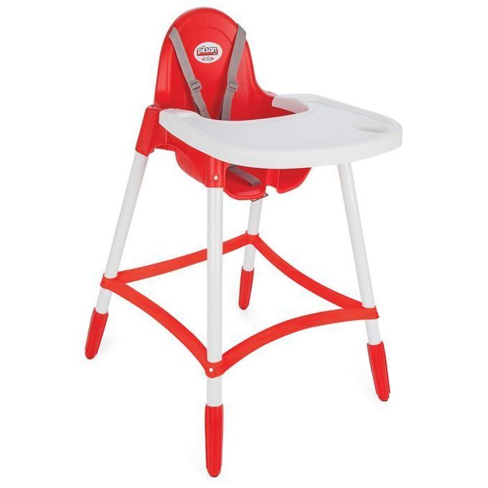 Pilsan Chaise haute pour bébé avec tablette et ceinture de sécurité