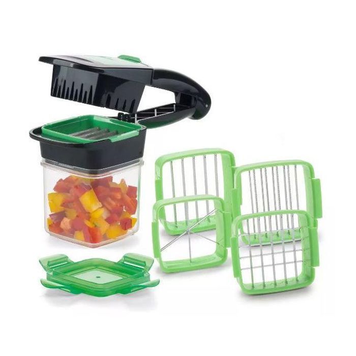 Coupe-fruits et légumes 5 en 1 multifonctionnelle en acier inoxydable