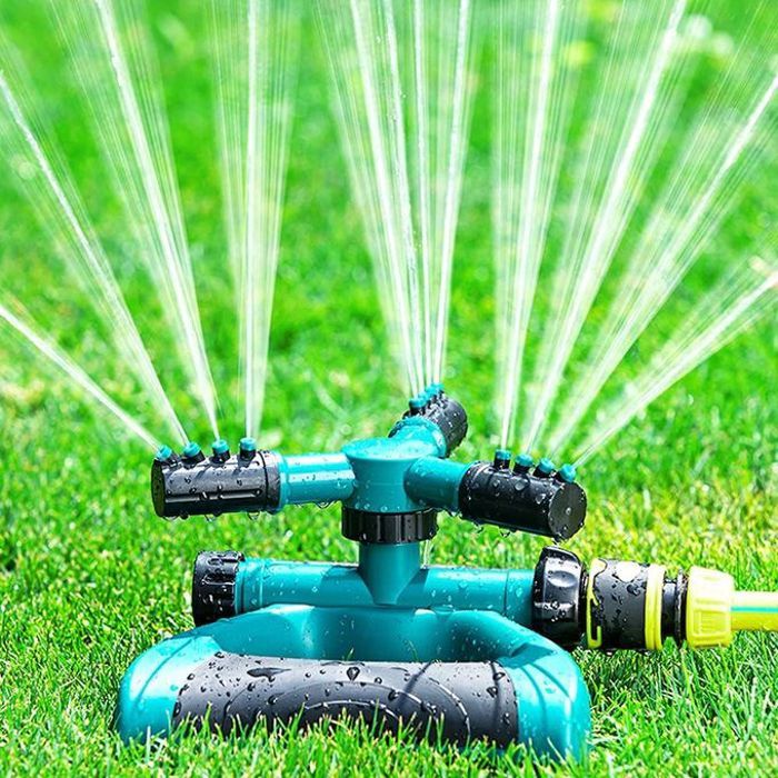 Arroseur rotatif à grande surface pour jardin