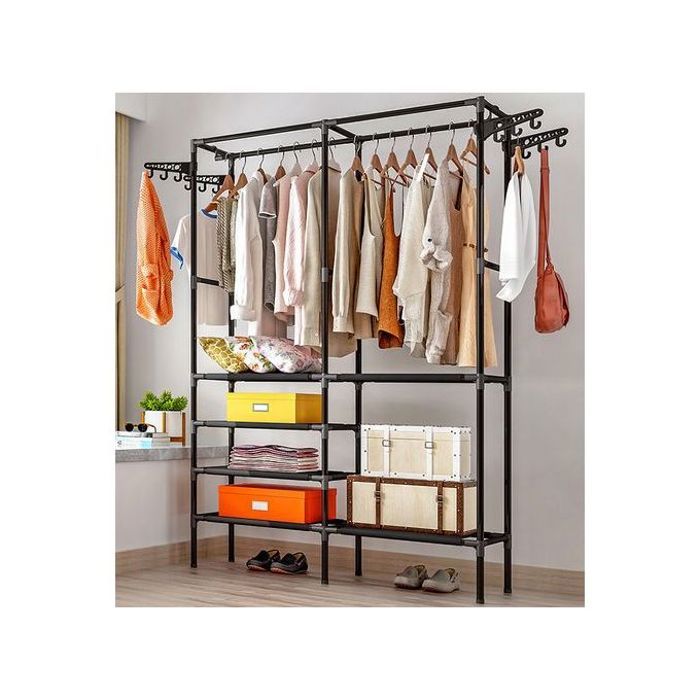 Porte-manteau et vêtements mobile, Rangement des Boîtes, Présentoir commercial