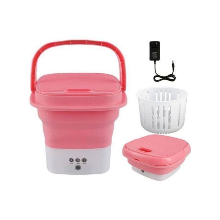 Mini Machine à Laver Pliable - Portable - 6.5L - Stérilisation Ultrasons - Économie d'Énergie - 2 kg
