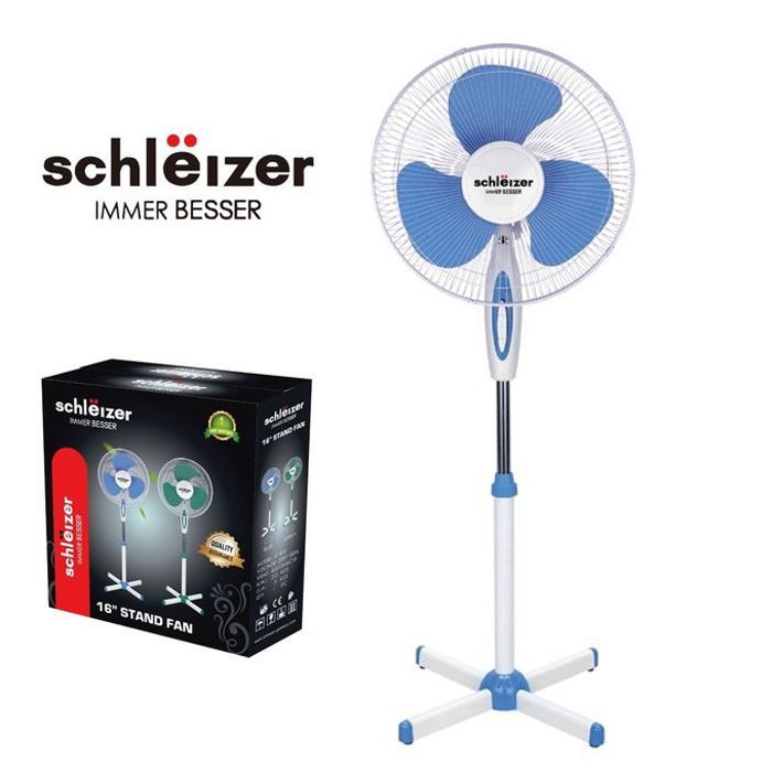 Ventilateur sur pied silencieux schlëizer, 16 pouces