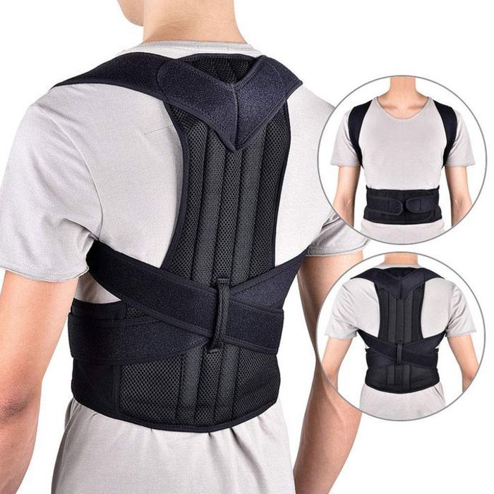 Ceinture, Correcteur de Posture orthopédique, Corset lombaire, attelle dorsale