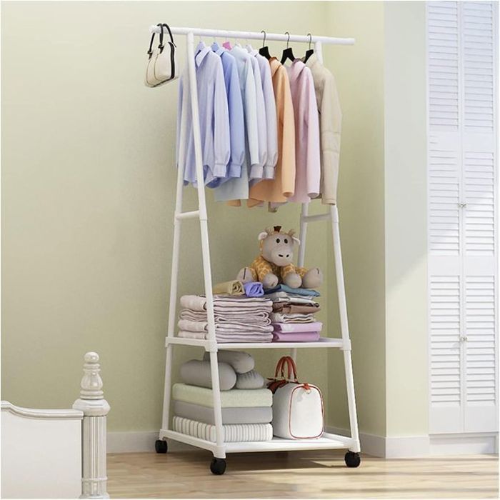 Porte-vêtements, support de rangement, garde-robe, chapeau