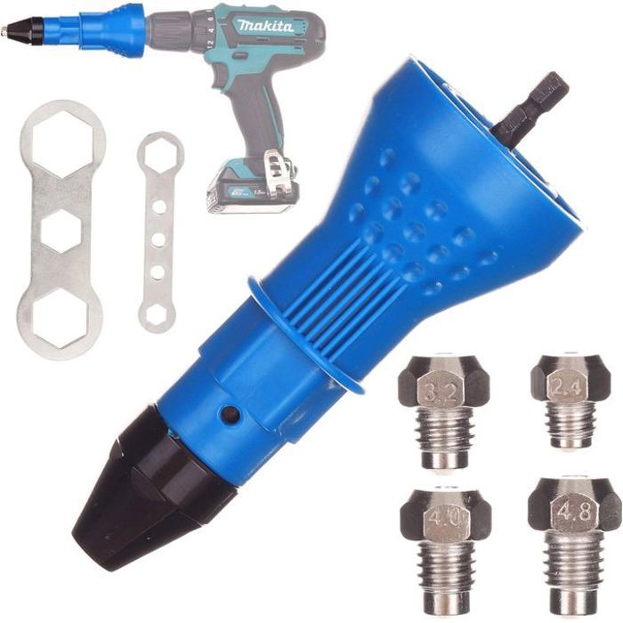 Riveteuse professionnelle pour perceuse, adaptateur de riveteuse électrique.