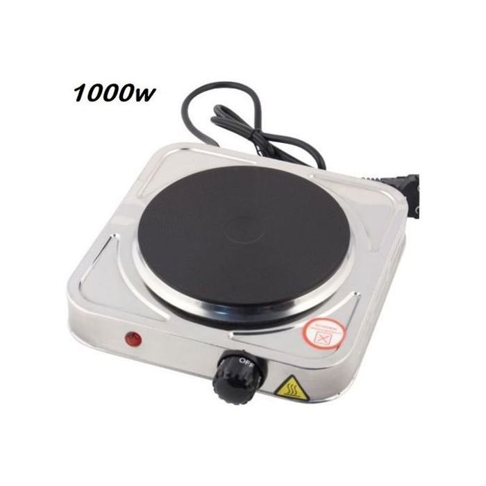 Réchaud électrique à plaque chauffante, fourneau électrique 1000W