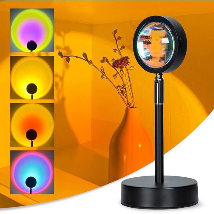 Lampe de coucher de soleil, Sunset Lamp Projection