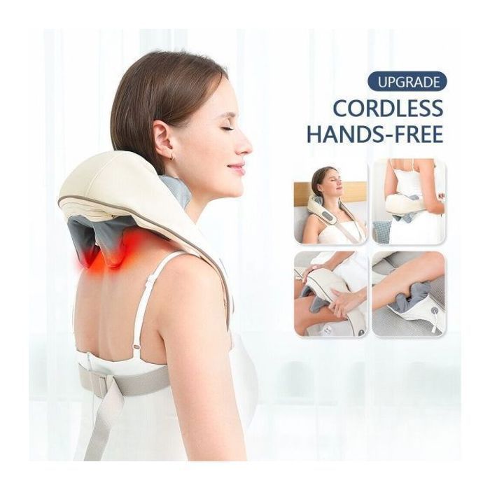 Appareil de Massage - Non spécifié - Multifonctionnel - Chauffant - Ergonomique - Sécurité automatique