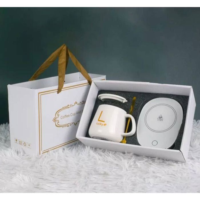 Tasse à café chauffante en ceramique pack complet électrique à température