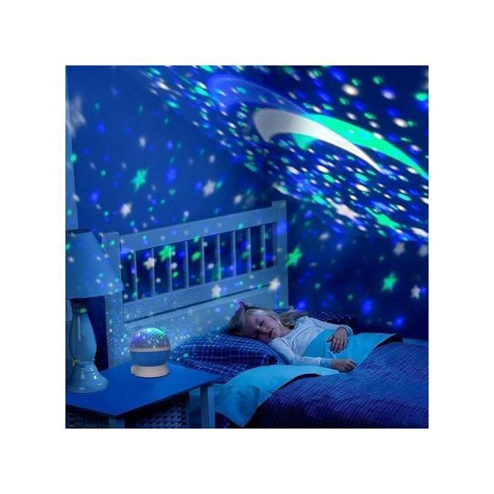 Veilleuse Projecteur d'Étoiles : Ciel Magique & Sommeil paisible