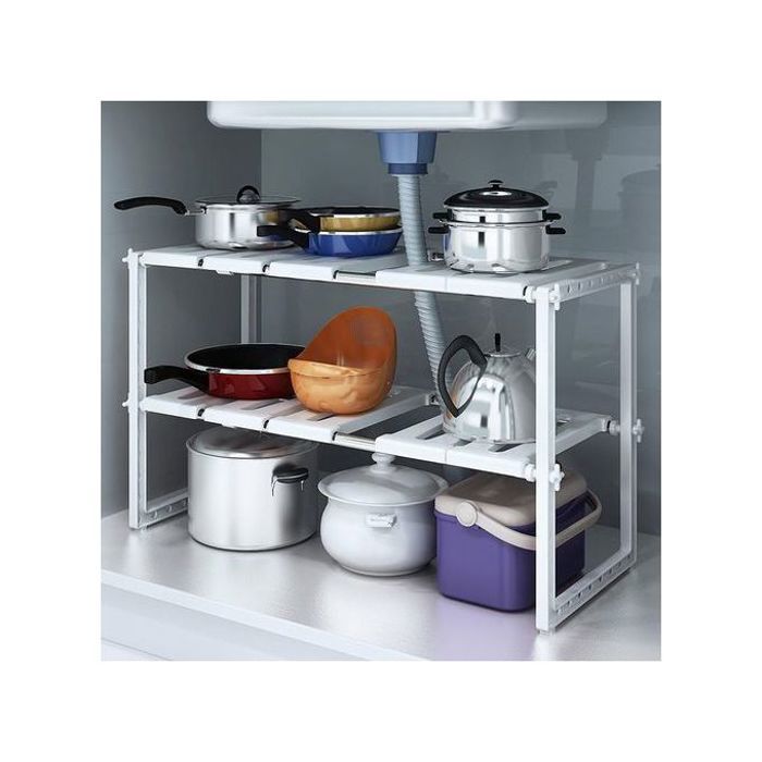 Étagère de cuisine modulable - optimisation d’espace et rangement polyvalent