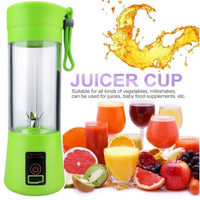 Mixeur de Jus Portable - Smoothie Frais & Pratique