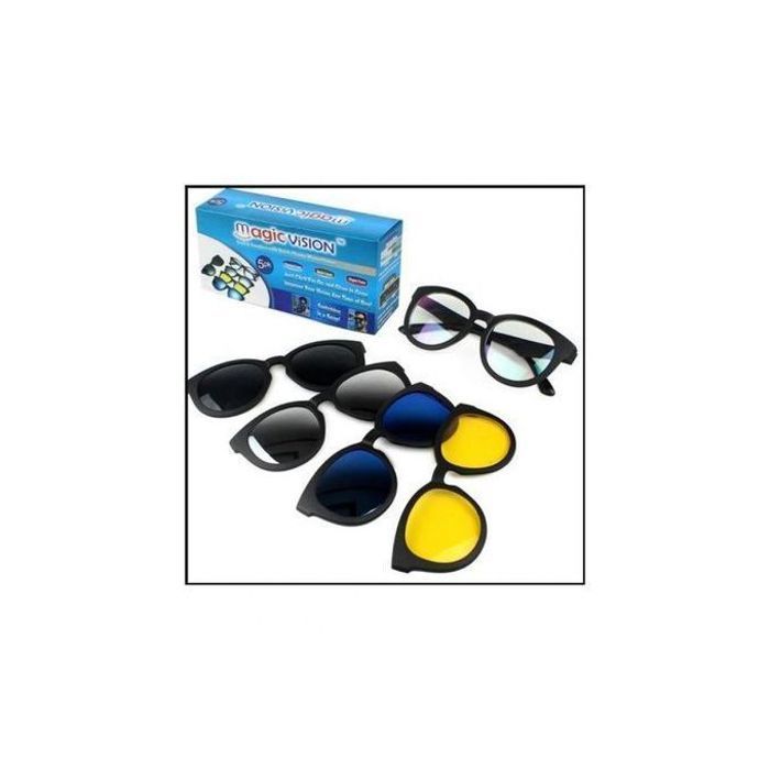 Lunettes Magnétiques Magic Vision : 5 en 1 pour Toute Situation