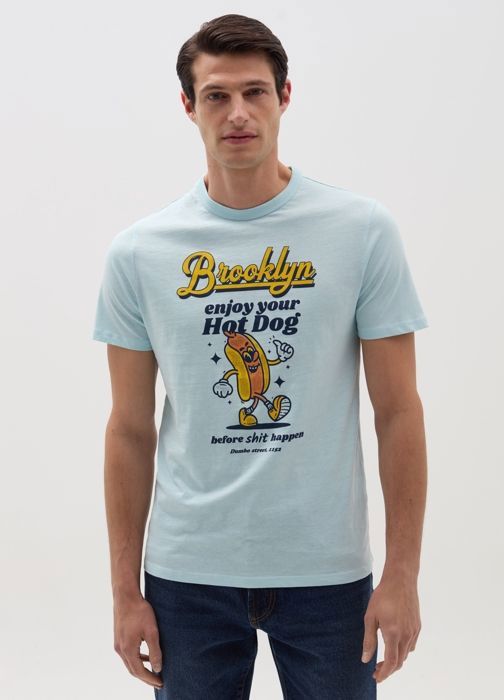 T-shirt Pour Homme - Light Blue