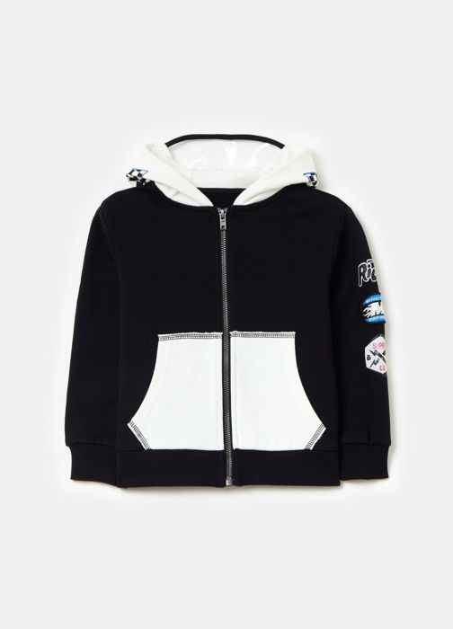 FULL ZIP SWE DARK GREY