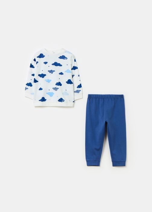Pyjama pour Bébé garçon - Bleu et Blanc