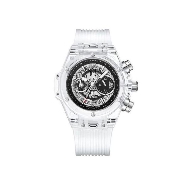 Montre Homme Onola - Quartz - Multifonction - Gel de Silice - Blanche - Étanche 3 ATM