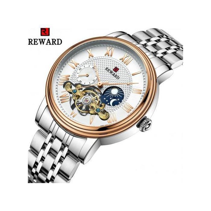 Montre Homme Reward - Automatique - Acier Inoxydable - Multicolore - Étanche 5 ATM