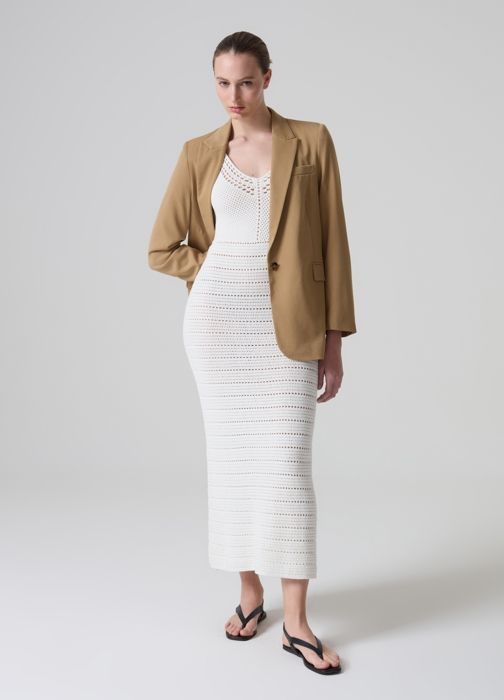 Blazer Femme - PIOMBO - ONE B BLACK - Couleur Camel - Adulte - Noir
