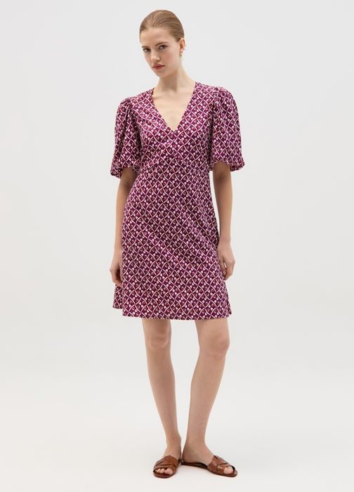 Robe DRS513 - OVS HOUSEBRAND - Viola/Bianco - Blanc/Purple - Femme - Adulte