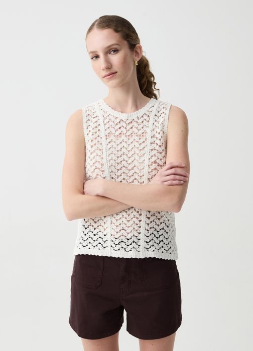 Canotta - OVS HOUSEBRAND - Optical White - Femme - Adulte - Blanc