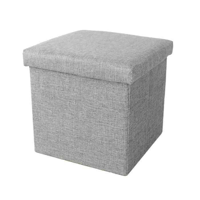 tabouret de rangement jy039 gris