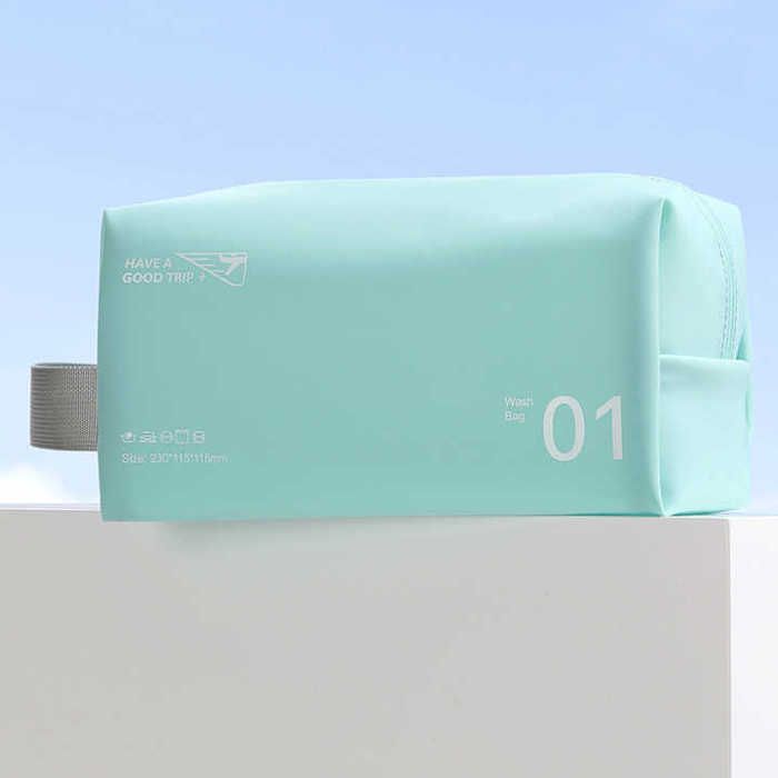 Sac cosmétique en PVC RH2311 bleu