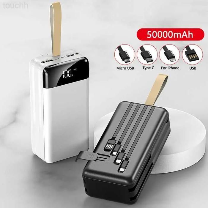 Power Bank 50 000 mAh – Charge rapide PD 20W USB-C & QC4.0/QC3.0 22,5W – Compatible PPS / AFC / FCP