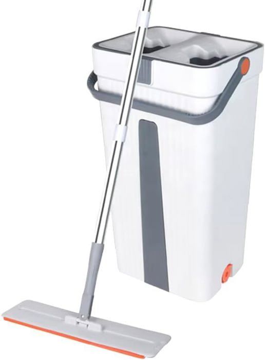 Balai Serpillère et Seau Essorage, Vadrouille Balai + 5 Serpillères bon Qualite