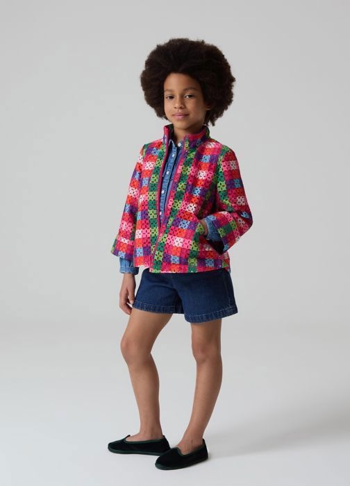 JACKET DE PLUIE POUR FILLE - MULTICOLOUR              