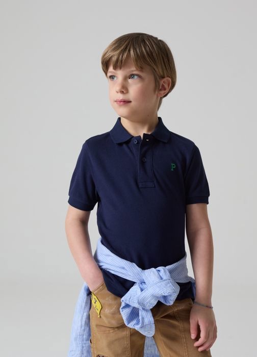 Polo pour Garçon - 10 ans - Bleu Marine