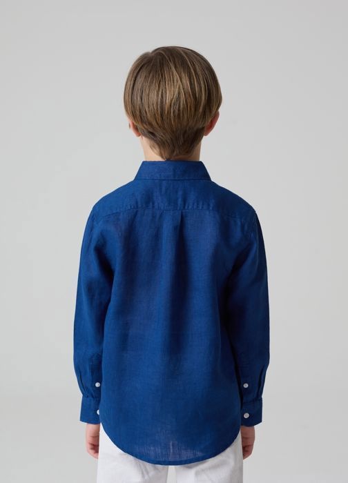 Chemise pour Garçon 10 ans - Bleu - Marjane Mall - Image 3