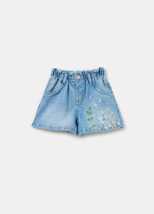 Short en Jean pour fille 4-5 ans - Light Wash