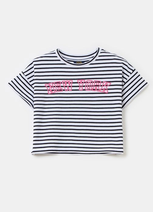 T-shirt Pour fille 11-12 ans - Noir et Blanc