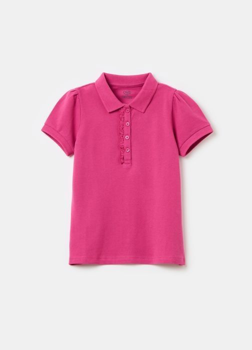 Polo Pour Fille 6-7 ans - Fuchsia