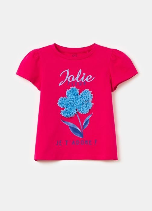 T-SHIRT POUR FILLE - ROUGE