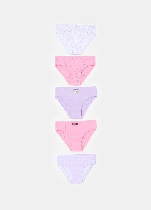 Pack 5 Culottes pour filles - 12-13 ans - Multicouleur