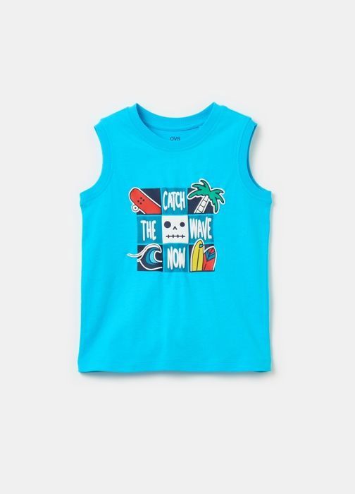 T-SHIRTS-DÉBARDEURS DE GARÇON - LIGHT BLUE               